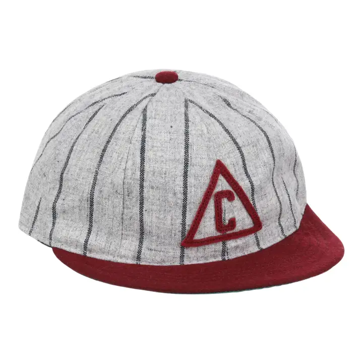 Casquette de baseball vintage à 8 panneaux Chambursburg Maroons 1915
