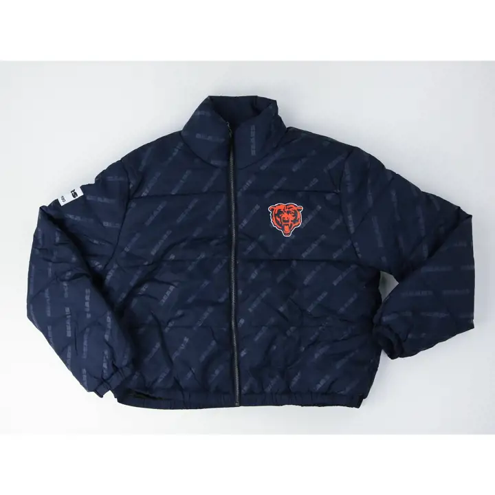 Doudoune matelassée NFL Chicago Bears pour femme 22 BLEU MARINE