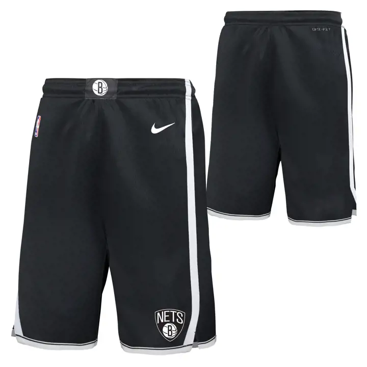 Short de basket Swingman NBA Youth Icon Brooklyn Nets noir