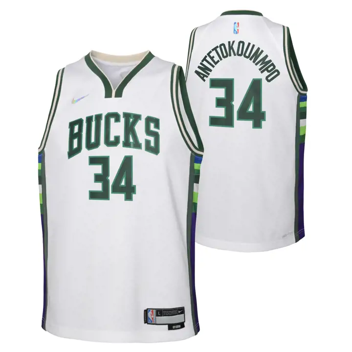 MAILLOT SWINGMAN MIL Bucks GARÇONS MIXTAPE - 8-20 Giannis Antetokounmpo