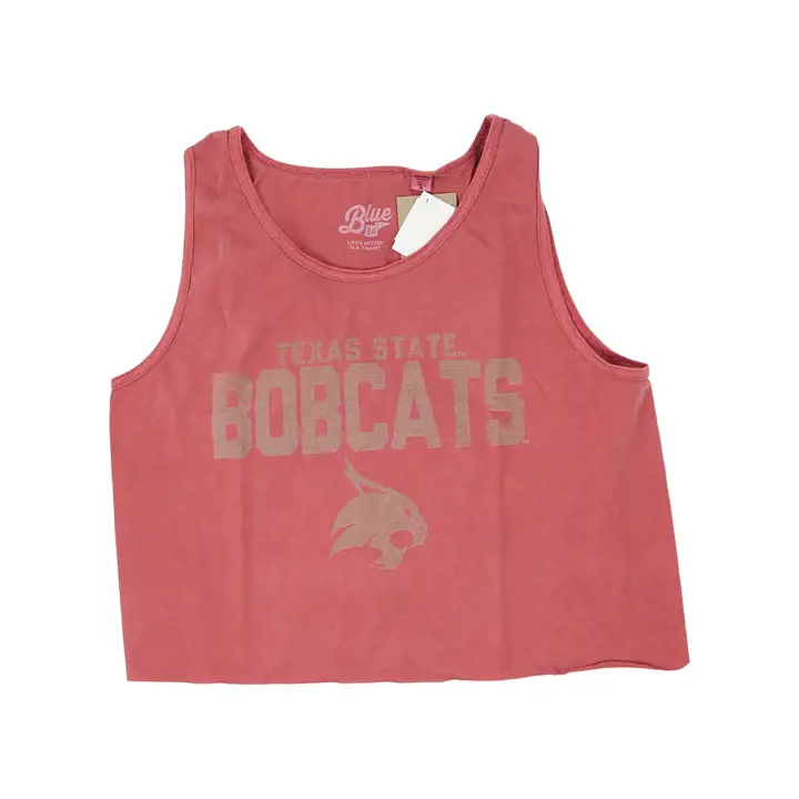 Débardeur court Ringspun femme Texas State NCAA 22 CRIM