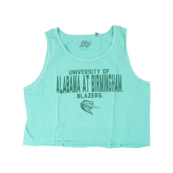 Débardeur court Ringspun femme NCAA UAB 22 LGRN
