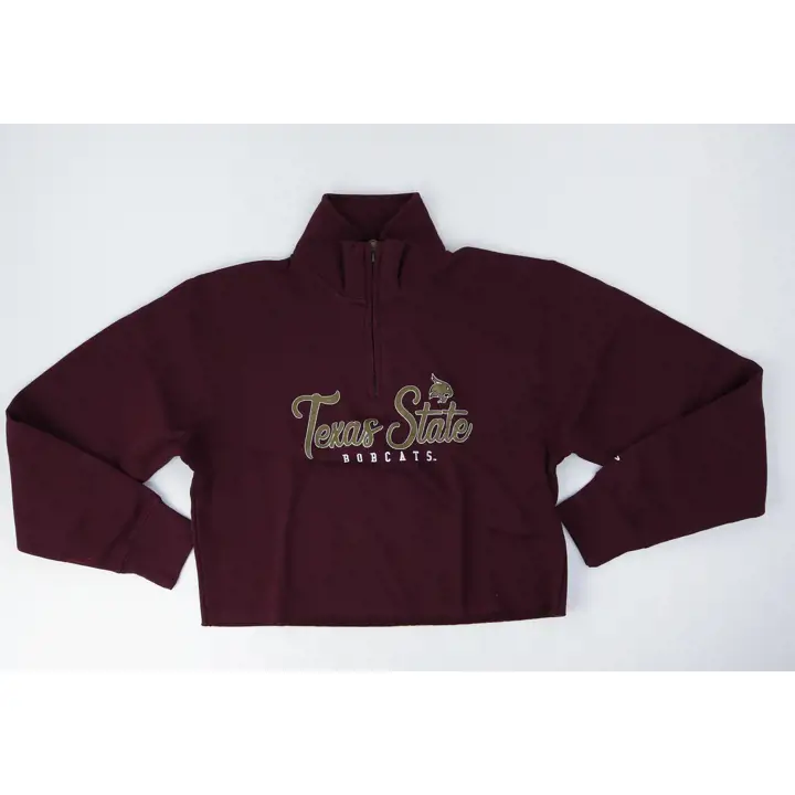 Texas State NCAA Femme Court 1/4 Zip 22 MAR