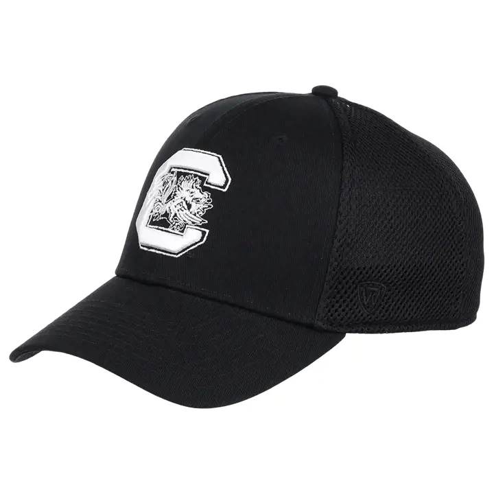 South Carolina Gamecocks NCAA BW Spacer Mesh Extensible Noir/Blanc