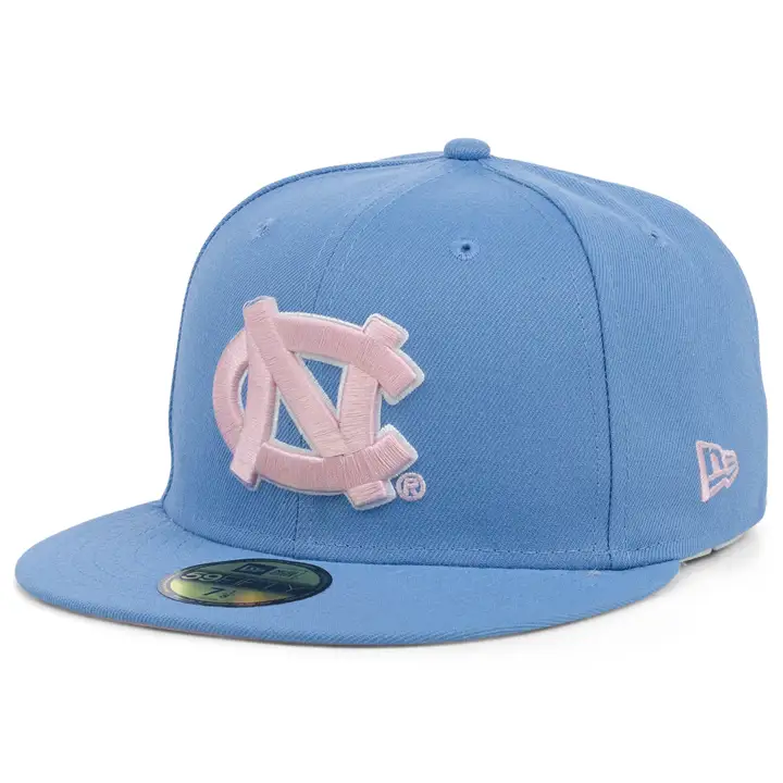 North Carolina Tar Heels NCAA AC 2hit 59FIFTY LBL/PNK