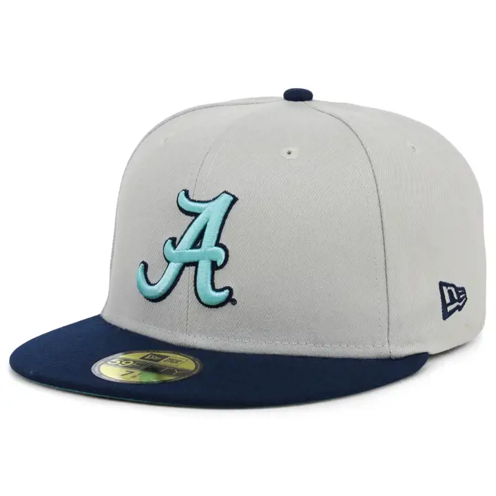 Casquette 59FIFTY Alabama Crimson Tide NCAA AC 2hit STONE/TURQ/NAVY