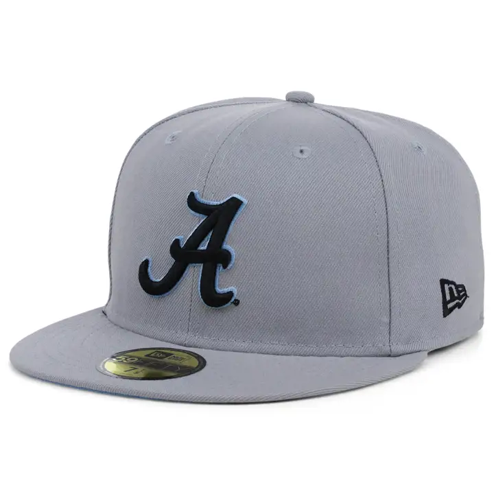 Alabama Crimson Tide NCAA AC 2hit 59FIFTY GRIS/MARINE/BLEU CLAIR