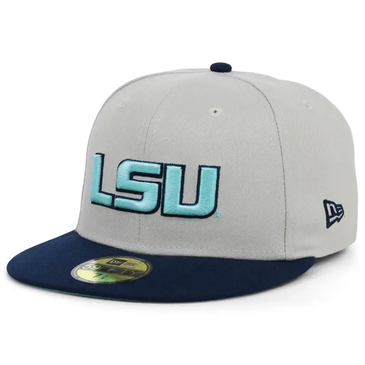 L.S.U. NCAA AC 2hit 59FIFTY STONE/TURQ/NAVY