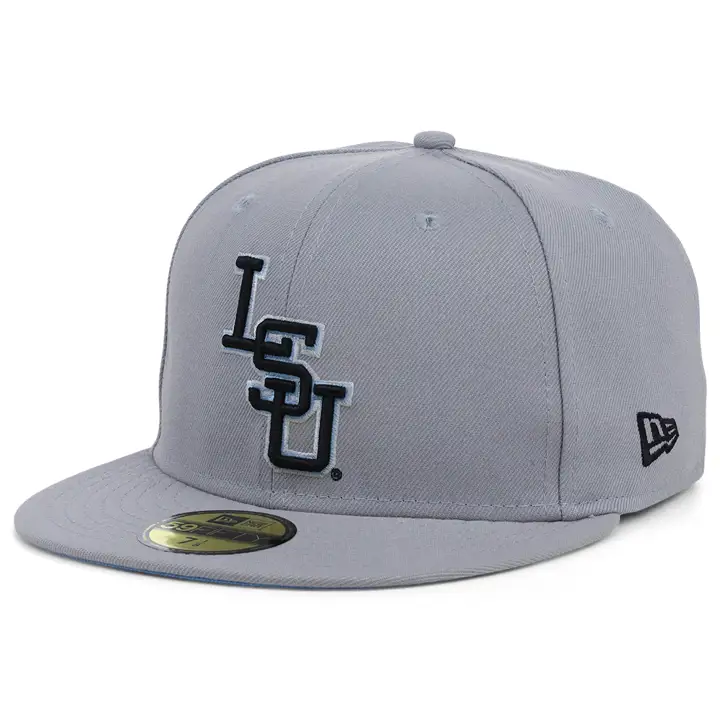 L.S.U. NCAA AC 2hit 59FIFTY GRIS/MARINE/BLEUC