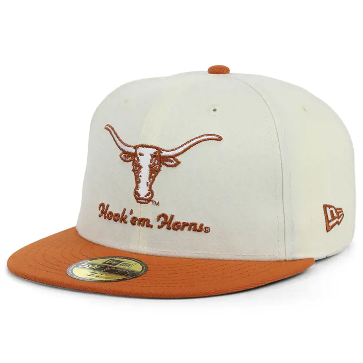 Texas Longhorns NCAA Champ Side Patch Fitted IVO/ORG