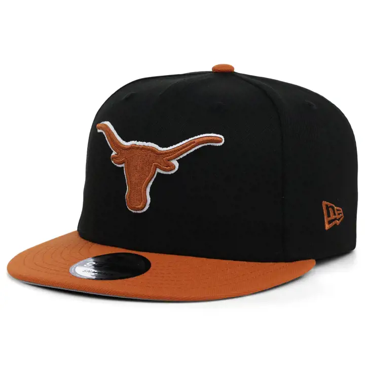 Texas Longhorns NCAA 2 TONS Casquette Snapback NOIR/ORANGE