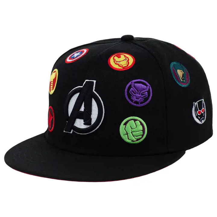 Avengers Écusson All Over Marvel Ajusté NOI/ROU