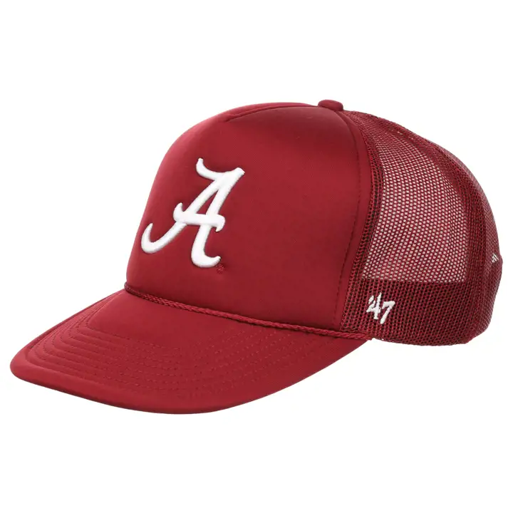 Casquette Trucker en mousse Alabama Crimson Tide NCAA CRIM/WHT