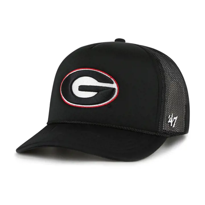 Casquette trucker NCAA Georgia Bulldogs en mousse (noir/blanc)