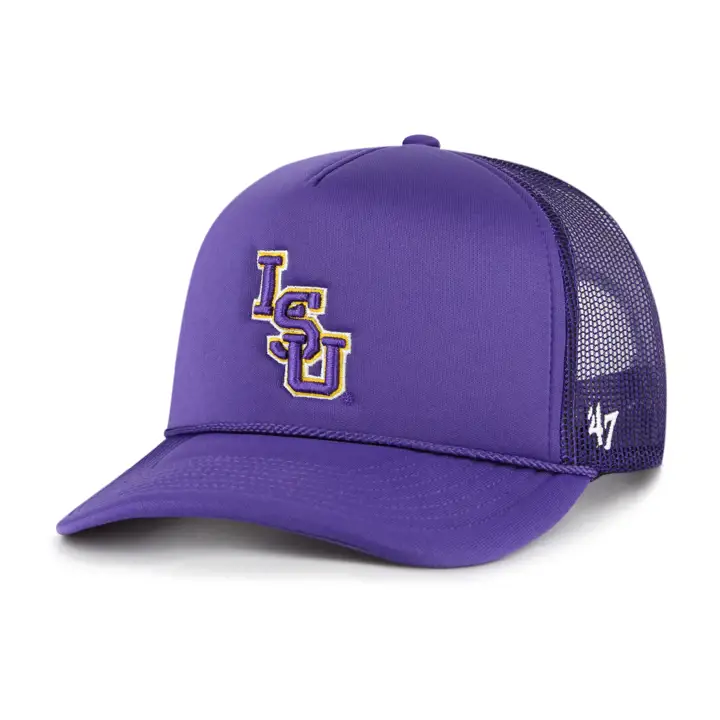 L.S.U. NCAA Casquette trucker en mousse PUR/BLC