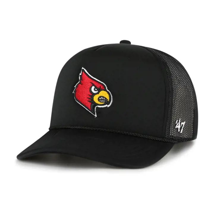 Casquette trucker en mousse Louisville Cardinals NCAA ROUGE/BLANC