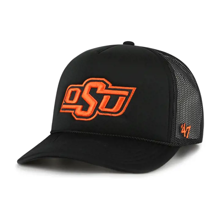 Casquette trucker à devant en mousse Oklahoma State Cowboys NCAA ORG/WHT