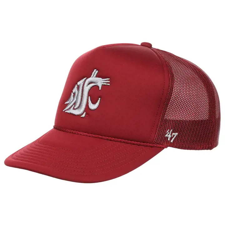 Casquette Trucker en mousse Washington State Cougars NCAA MAR/WHT