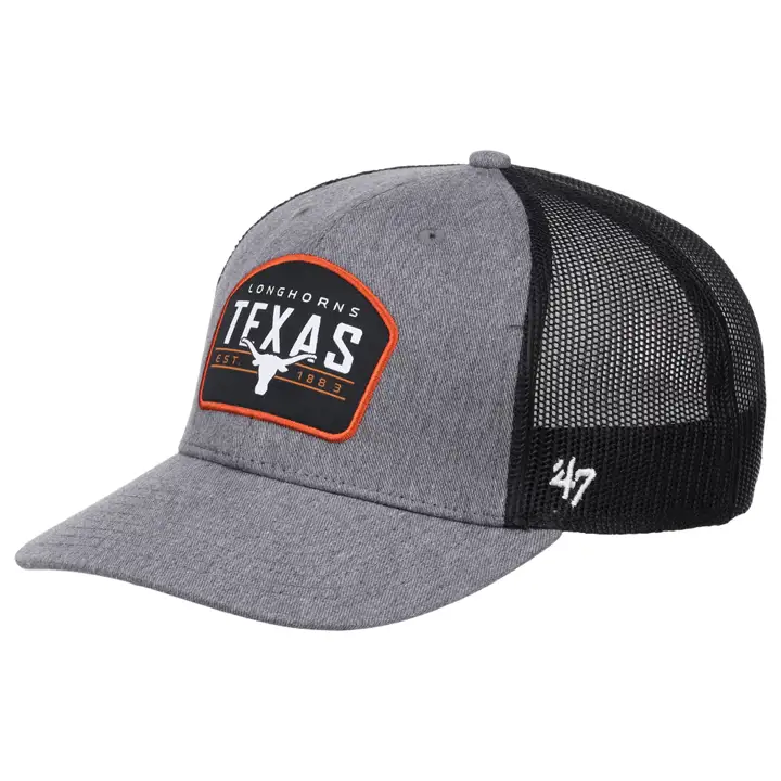 Casquette Trucker Texas Longhorns NCAA Ardoise/Noire