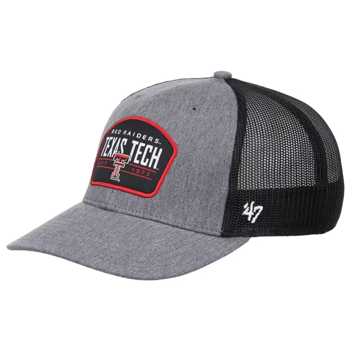 Texas Tech Red Raiders NCAA Casquette Trucker ARDOISE/NOIR