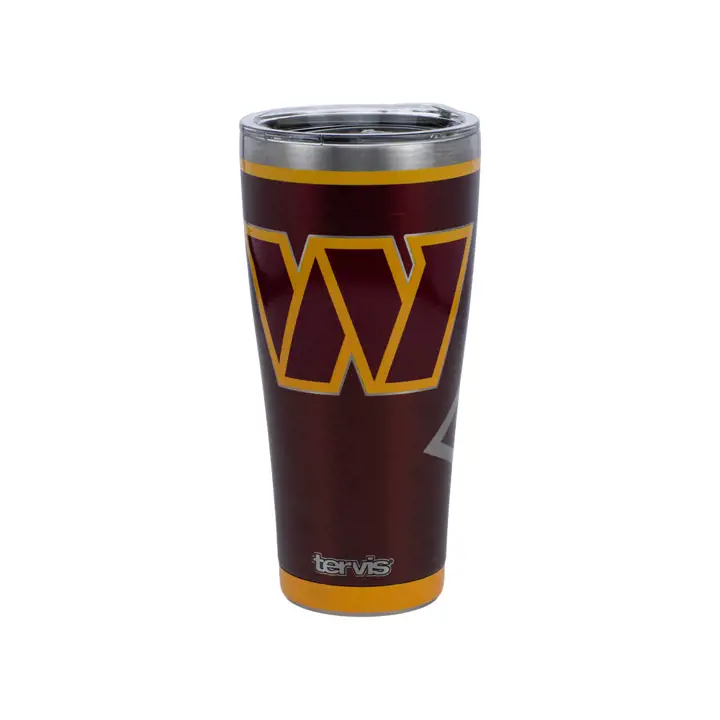 Washington Commanders - Bouteille isotherme NFL Rush en acier inoxydable de 887 ml