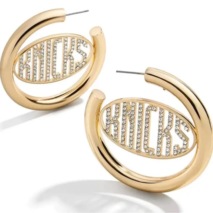 Boucles d'oreilles créoles NEW YORK KNICKS