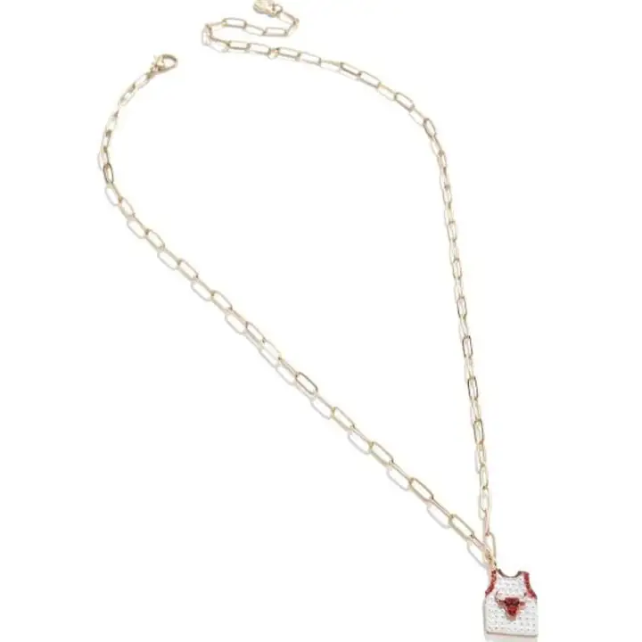 Pendentif en ivoire avec maillot CHICAGO BULLS