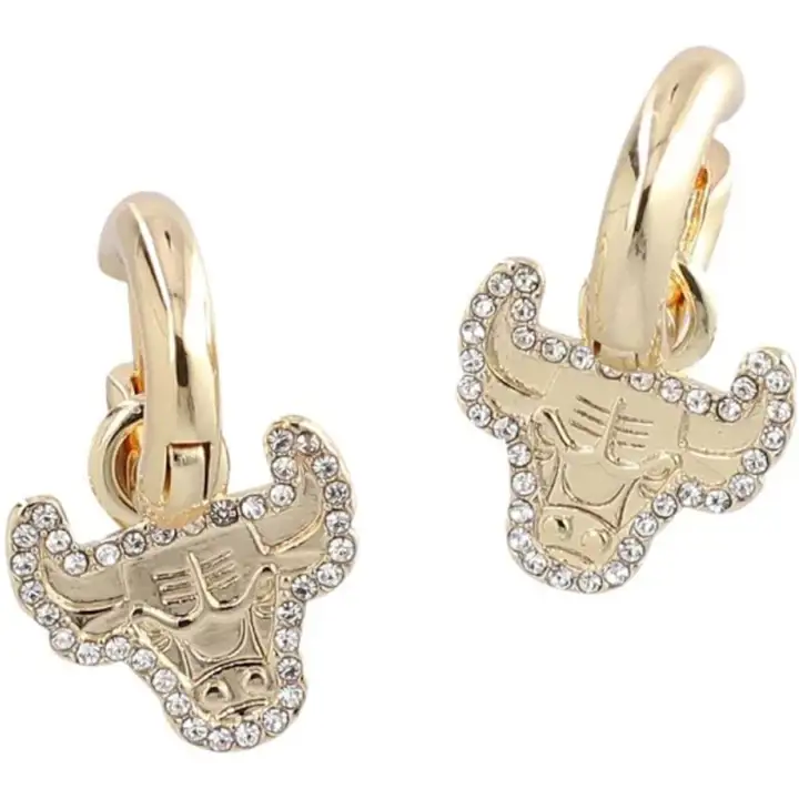 Boucles d'oreilles Huggie CHICAGO BULLS gl