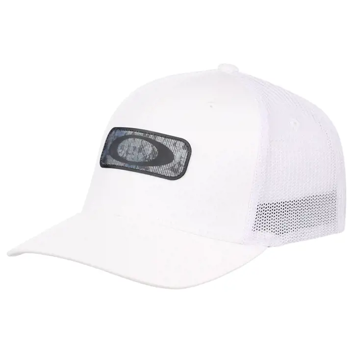 Écusson holographique Oakley blanc