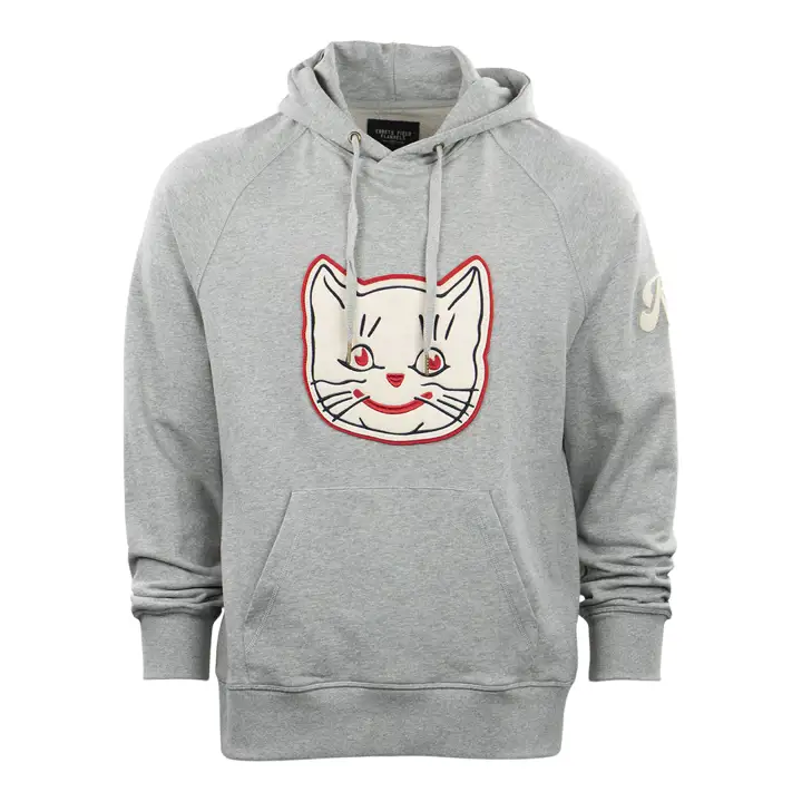 Kansas City Katz French Terry Script Hood GRIS