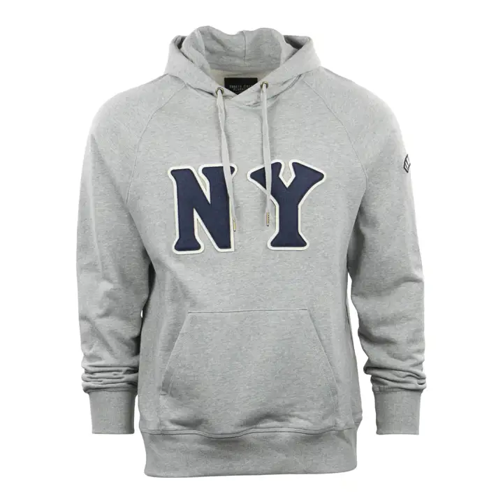 NEW YORK BLACK YANKEES Sweat à capuche molletonné Script GRY