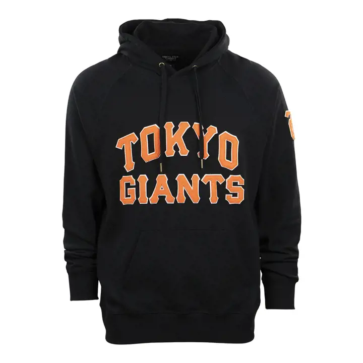 Tokyo Giants French Terry Script Hood BLK