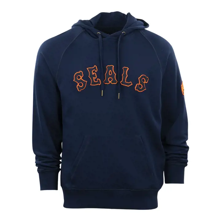 San Francisco Seals – Sweat à capuche en molleton – Bleu marine