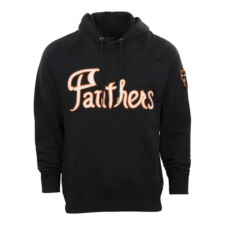 Sweat à capuche en tissu éponge avec inscription Montreal Black Panthers Noir