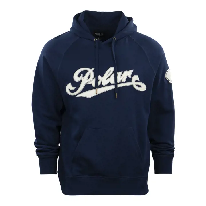 Cerveceria Polar French Terry Script Hood Marine