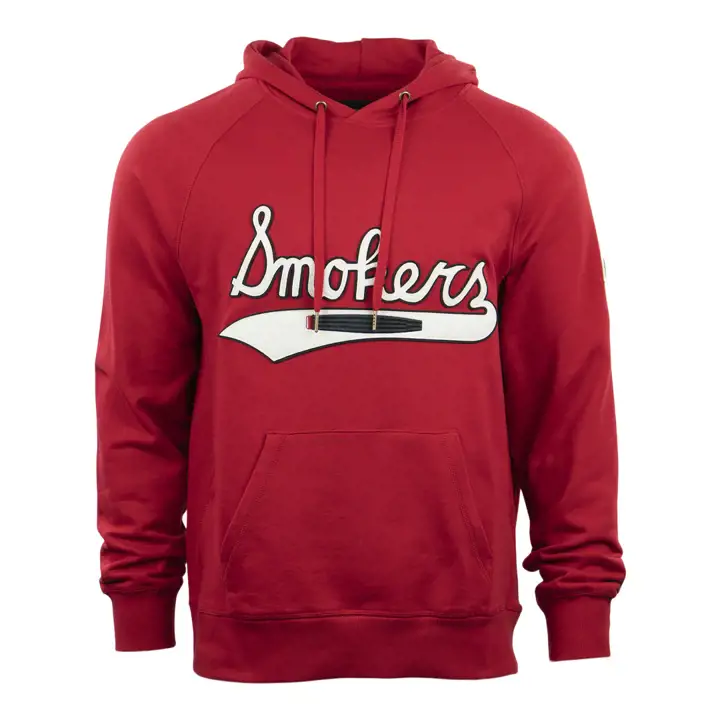 Sweat à capuche en tissu éponge avec inscription Tampa Smokers ROUGE