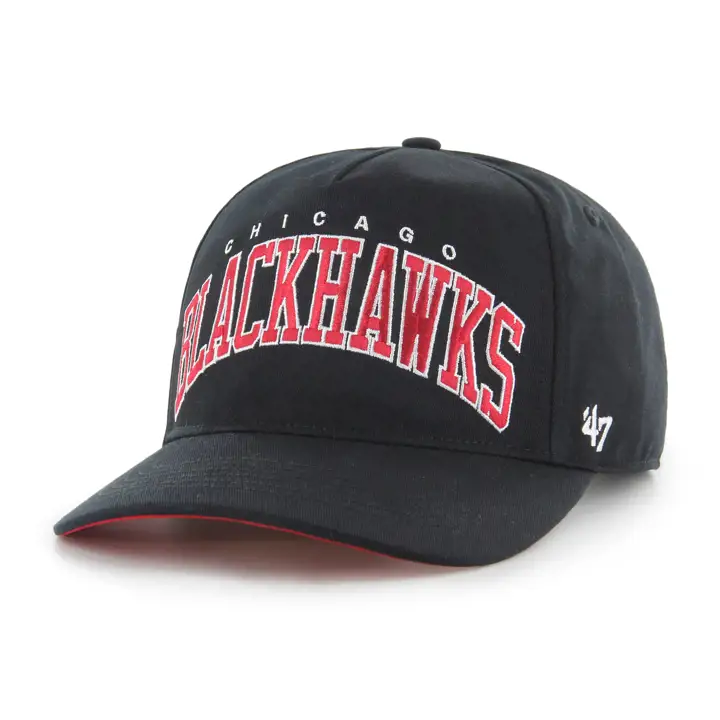Casquette Chicago Blackhawks NHL Block Arch Hitch NOIR/ROUGE