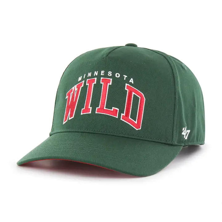 Minnesota Wild LNH Casquette Arch Block DKGRN/ROUGE