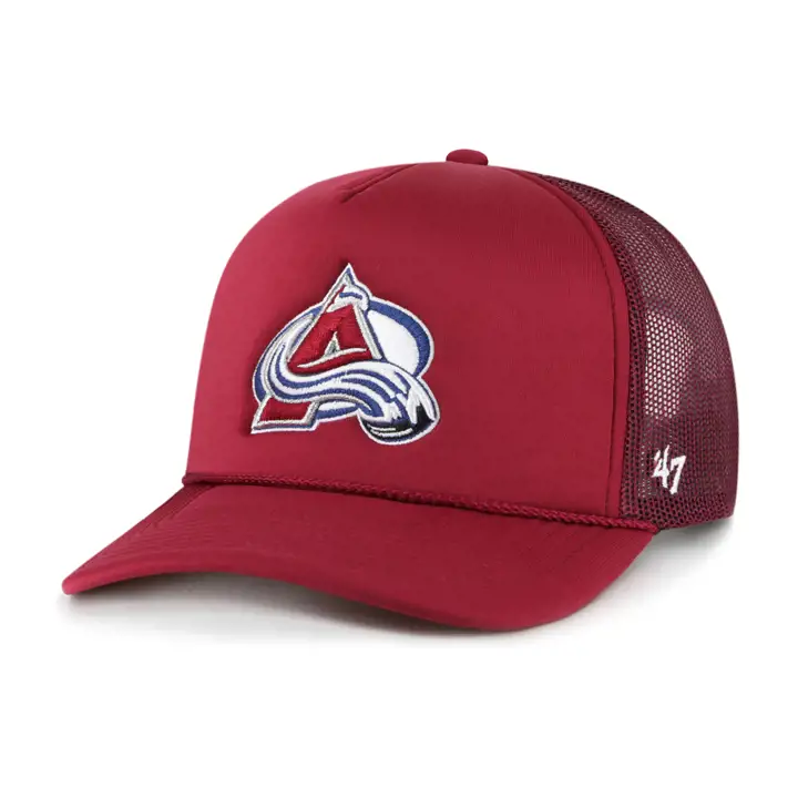 Colorado Avalanche LNH Casquette Trucker en Mousse avant