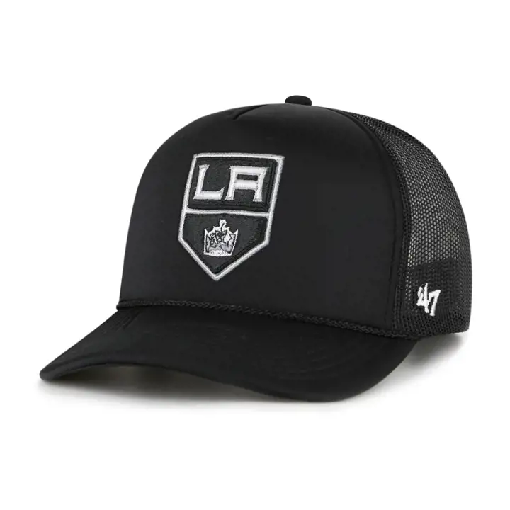 Casquette Trucker en mousse noire NHL Los Angeles Kings