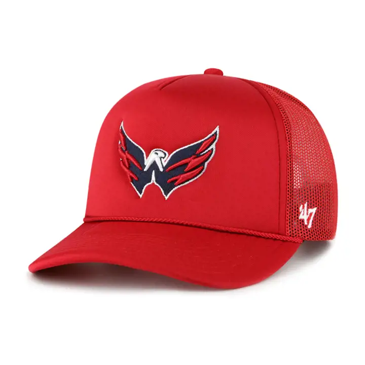 Casquette de camionneur Washington Capitals LNH en mousse rouge
