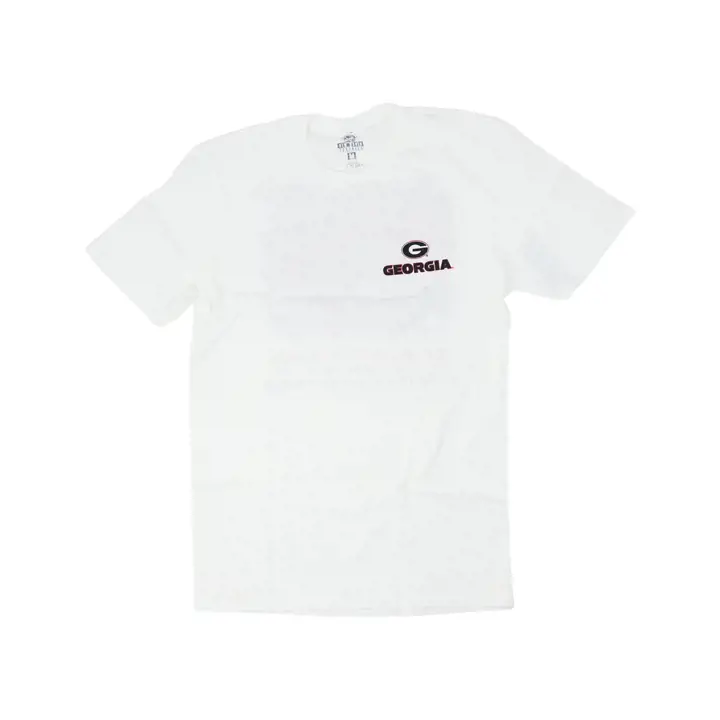 T-shirt NCAA Georgia Bulldogs Dooley Field Blanc