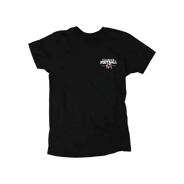 T-shirt Noir NCAA Georgia Bulldogs - On ne plaisante pas avec UGA