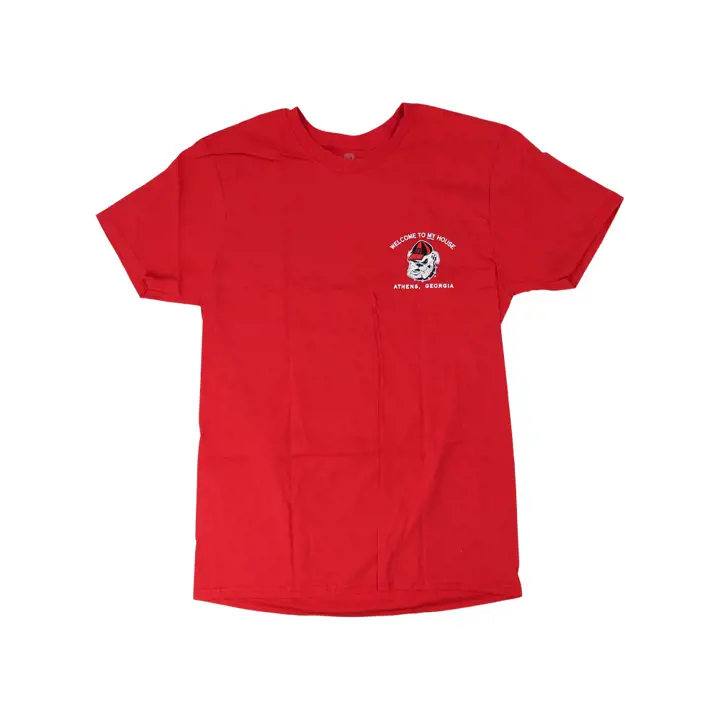 T-shirt rouge NCAA "My House" des Georgia Bulldogs