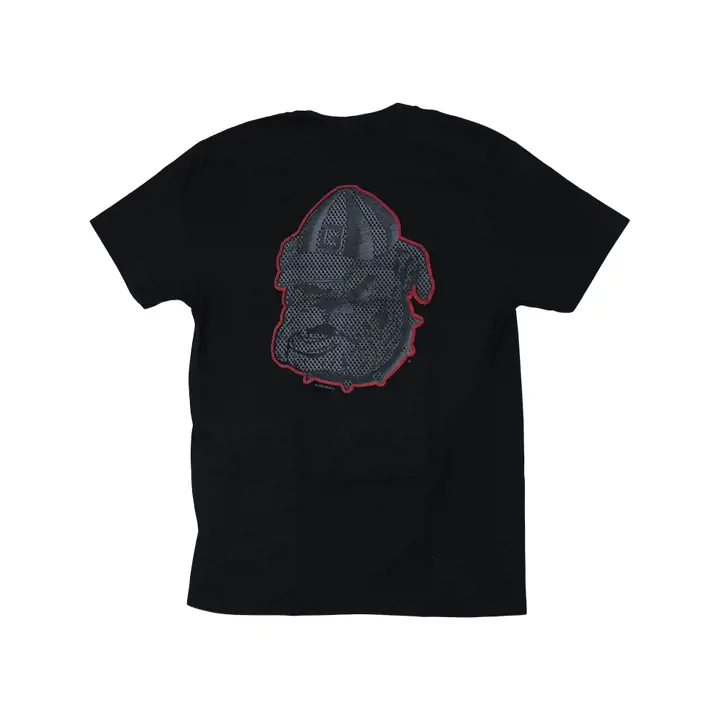 T-shirt Noir NCAA à Effigie de la Mascotte Color Pop des Georgia Bulldogs