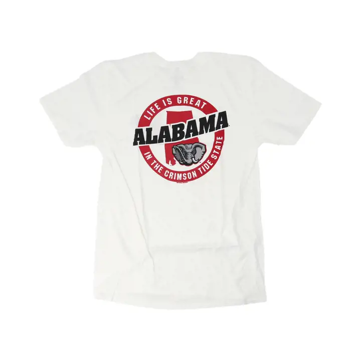 T-shirt Georgia Bulldogs NCAA Great State blanc