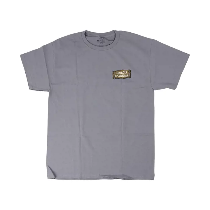 T-shirt Georgia Bulldogs NCAA UGA Cerf et Branches Gris