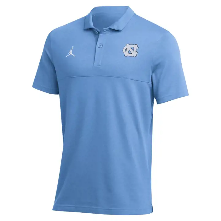 North Carolina Tar Heels M J DF POLO SS 2022 lbl