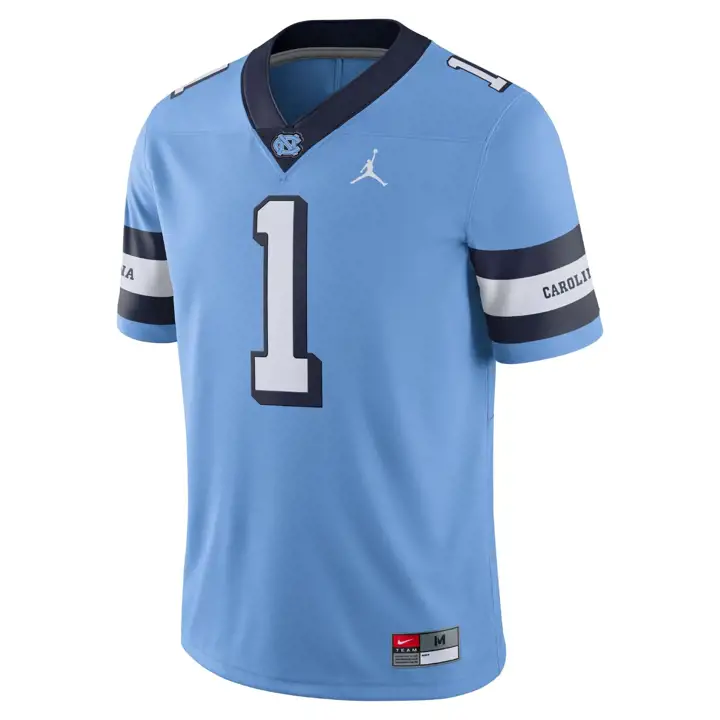 North Carolina Tar Heels   M NK GAME JSY TB lbl