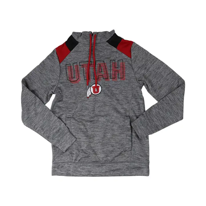 Sweat à capuche Utah Utes NCAA Talkie-walkie 22 GRY